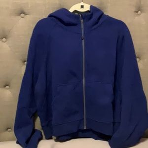 Lululemon Scuba Oversized Full-Zip Hoodie Larkspur Size XL/XXL